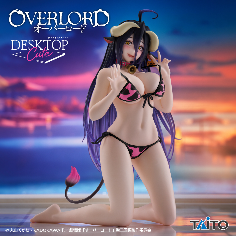 オーバーロード　Desktop Cute フィギュア　アルベド～牛柄水着ver.～Renewal