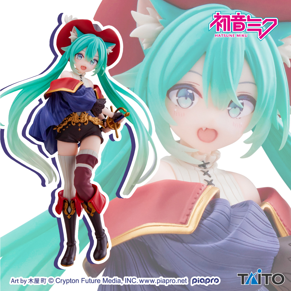 初音ミク　Wonderland フィギュア　長靴を履いた猫