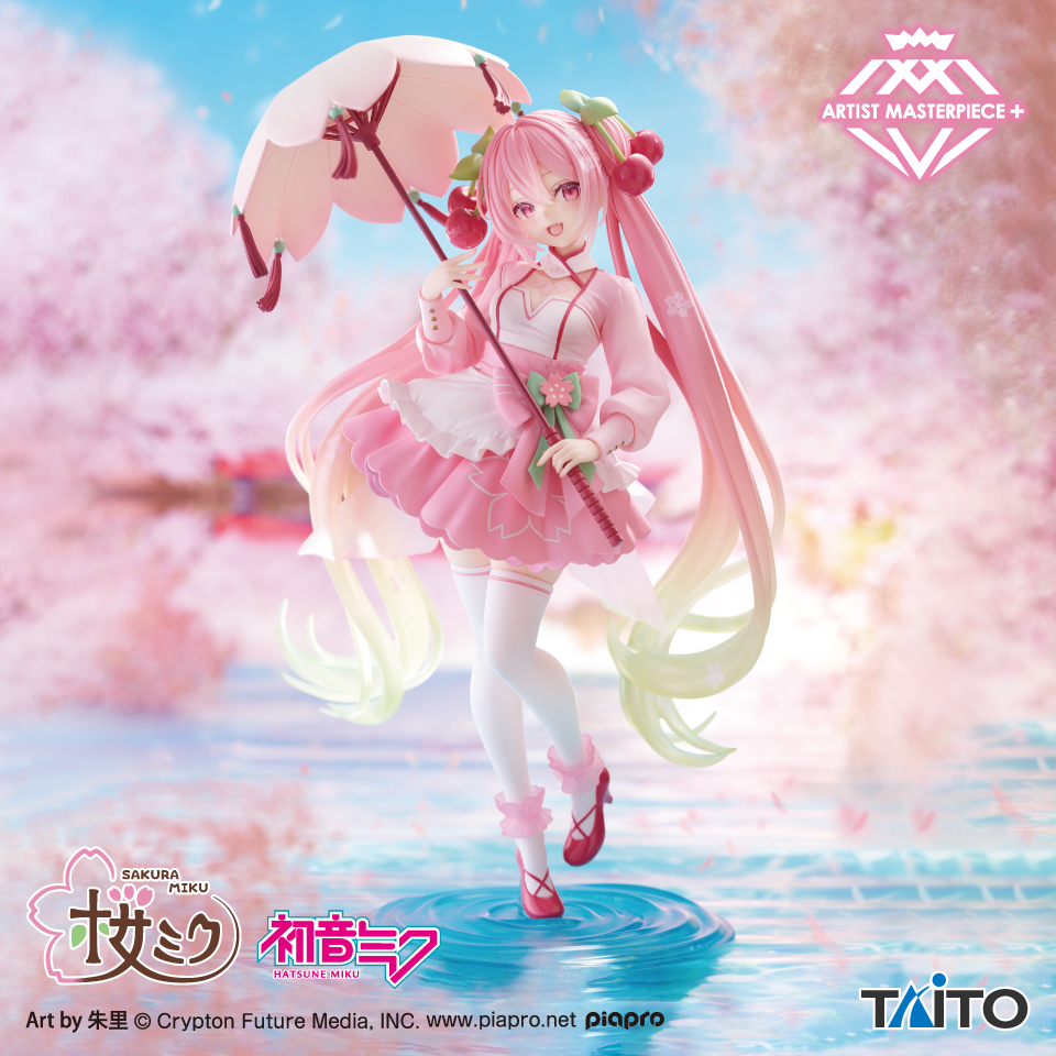 桜ミク　AMP＋ フィギュア～桜ドレスver.～