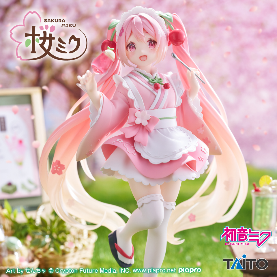 桜ミク Coreful フィギュア ~描き下ろし和風喫茶ver.~